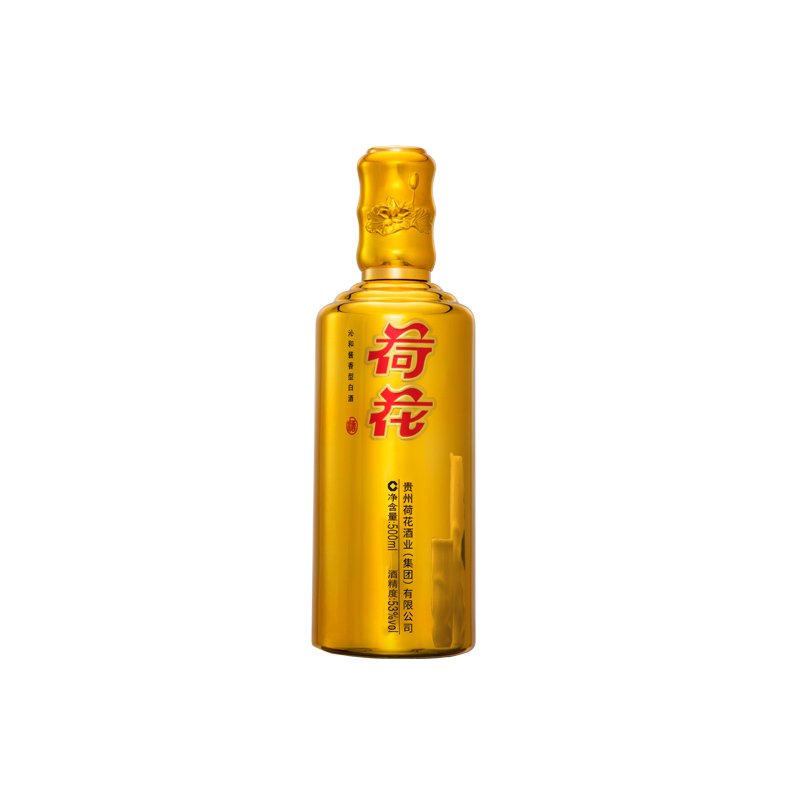 【华致酒行】荷花酒 金荷花(礼盒) 53度500ml