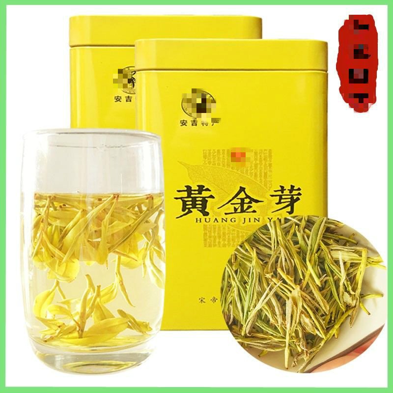 新茶黄金芽茶叶安吉白茶黄金牙绿茶 罐装250g【送包】5BAHR5LLEDZPELDKVYHWHISSLWEAIRSRA