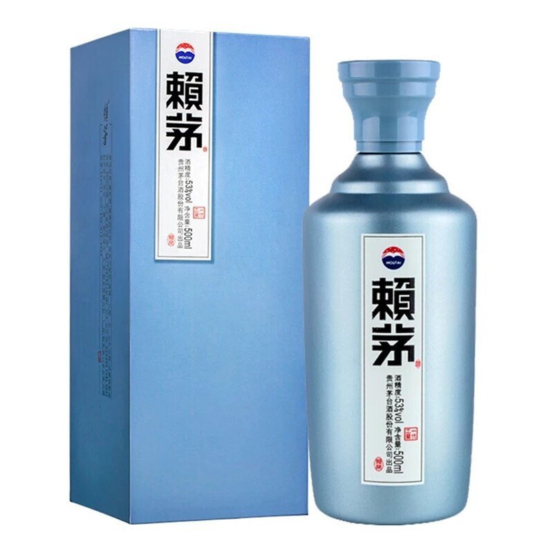 贵州 茅台 赖茅 一代工酱 酱香型 53度 500ml/盒 盒装