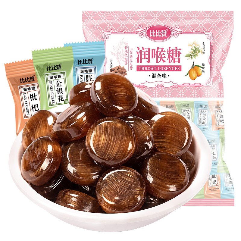 比比赞润喉糖【混合味】500g