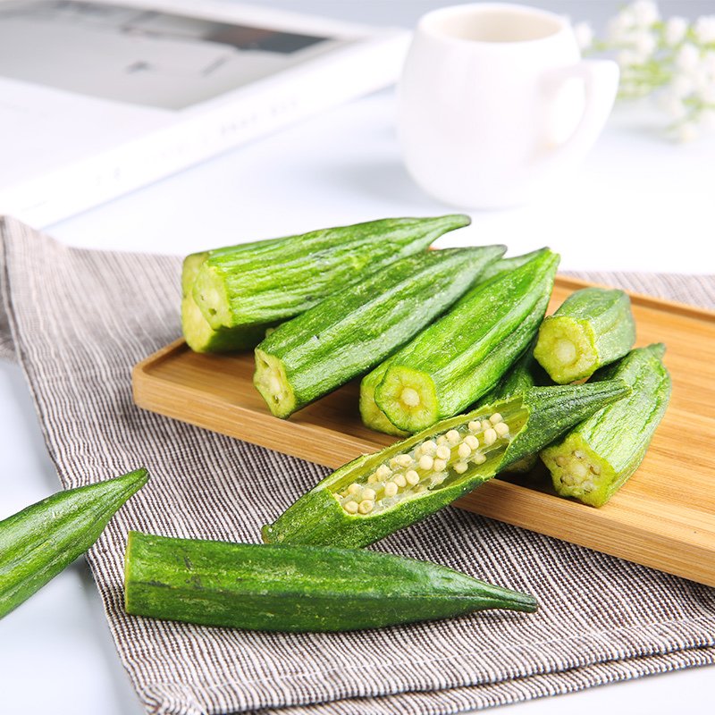 百草味 蜜饯 黄秋葵干 25g 孕妇即食蔬菜水果干脆片 办公室零食小吃