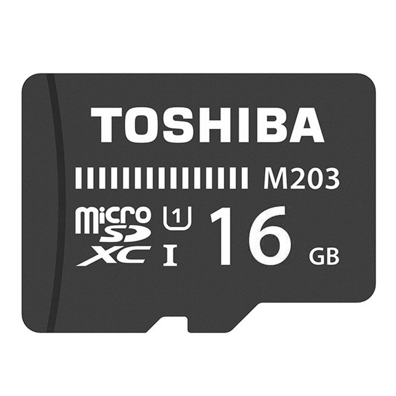 东芝（TOSHIBA） 16G M203 系列(microSD) TF 存储卡 100M/s Class10高速存储卡