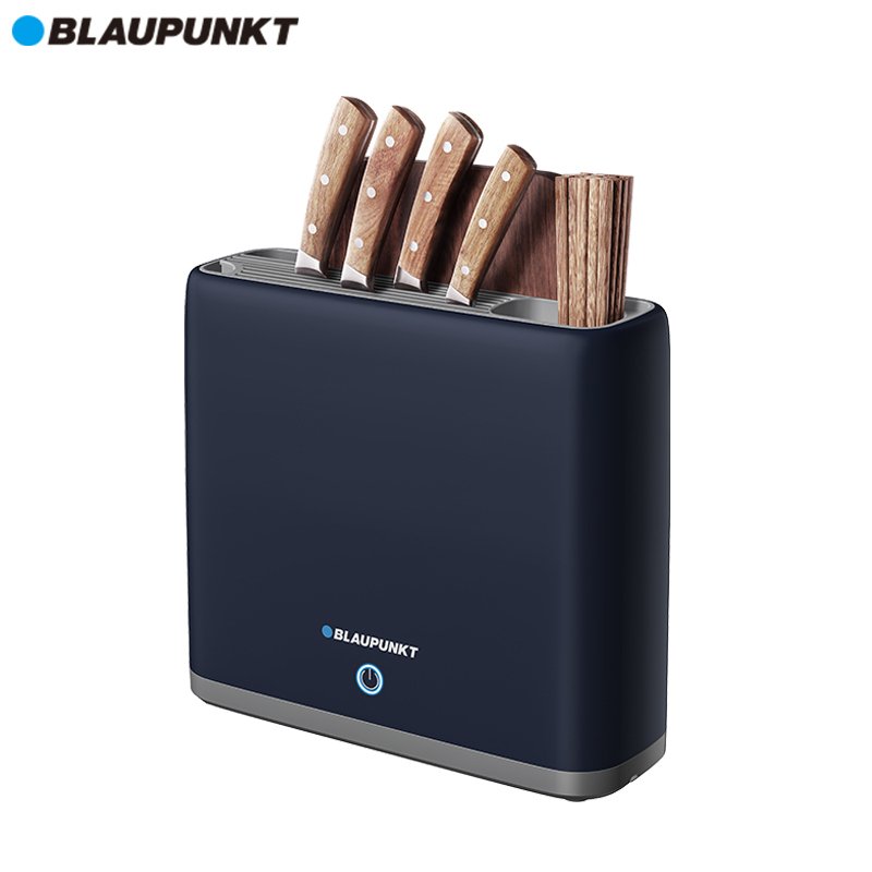 德国蓝宝(Blaupunkt)砧板刀具筷子消毒机家用小型紫外线烘干菜板筷子消毒刀架BP-XD01配砧板(蓝色)