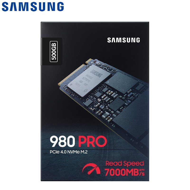 三星（SAMSUNG）500G SSD固态硬盘 M.2 NVMe协议PCIe 4.0 x4 980 PRO