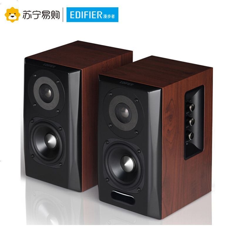 Edifier/漫步者 S201 多功能HIFI8寸木质电脑有源音响2.1声道多媒体蓝牙音箱 樱桃红色_741_60