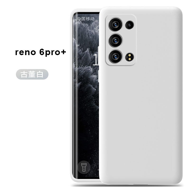 可波 oppo reno6手机壳reno6pro全包镜头reno6pro+防摔保护套液态硅胶壳保护套男女款软壳全包边1