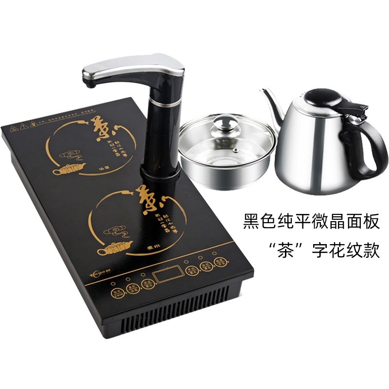 邦可臣茶桌电磁炉嵌入式烧水壶茶台平底烧茶电茶炉功夫茶艺电磁茶炉(6HP)_10