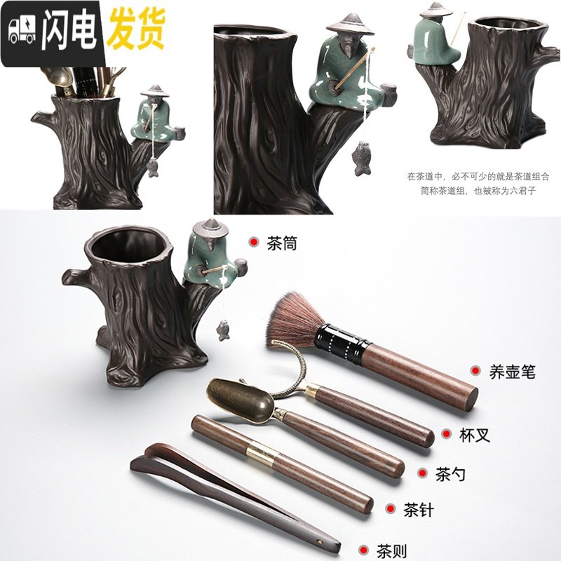 三维工匠整套紫砂茶具套装家用宜兴陶瓷侧把壶提梁壶盖碗功夫茶杯黑陶 17号紫砂莲花壶11件莲花壶茶洗