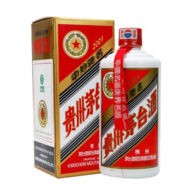 【华致酒行】贵州茅台酒 五星茅台2001年 酱香白酒53度500ml