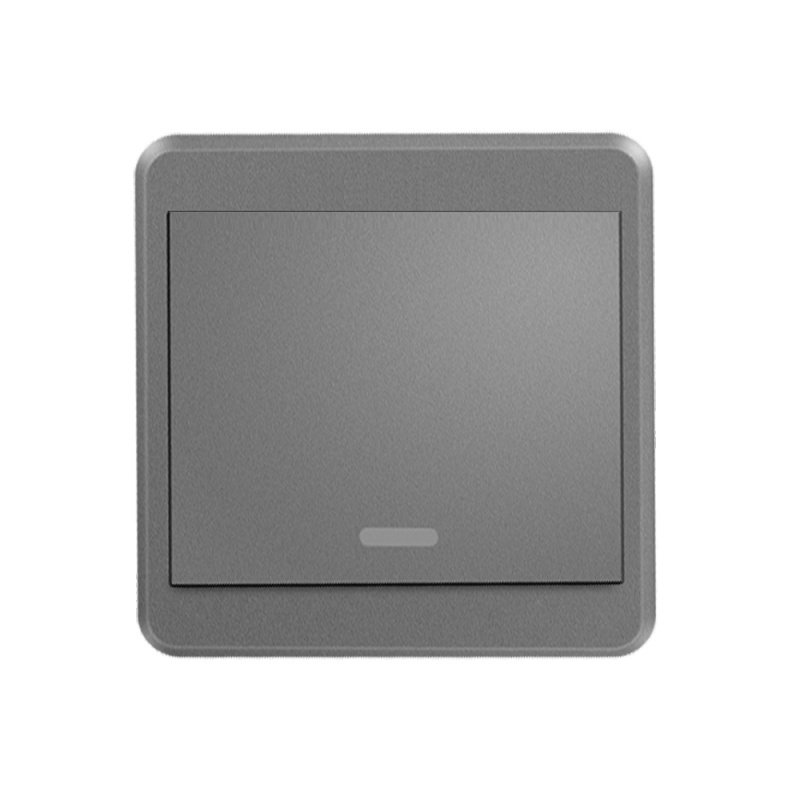 灰色二开套装b:1个主开关 2个随意贴