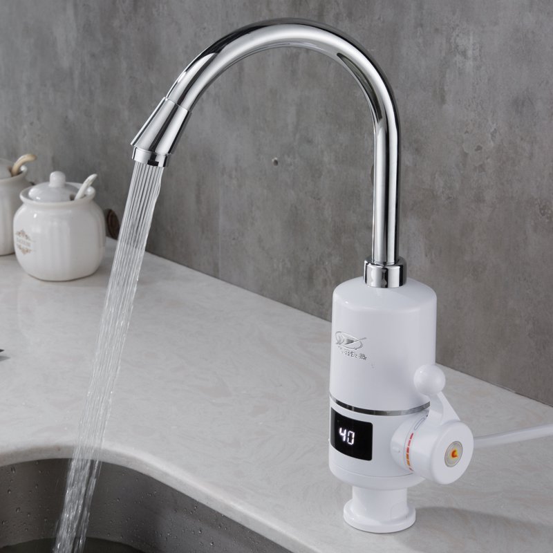 飞羽fy-04sx2x-30s即热式电热水龙头温度显示厨卫电热水器1秒热冷热水