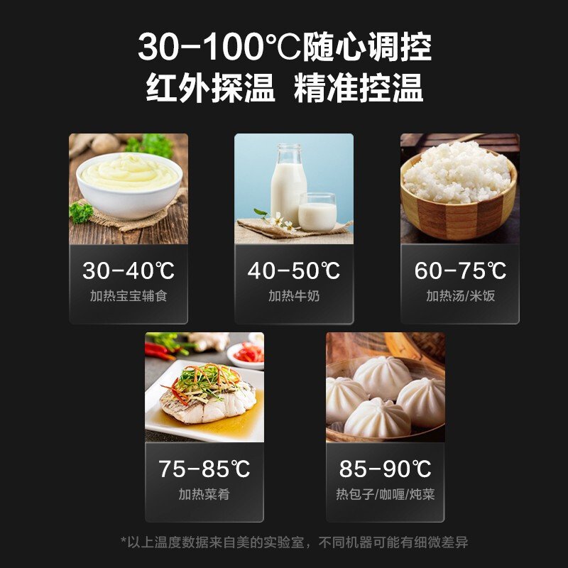 美的(Midea)微波炉智能定温热 30°-100°温度可控 智能APP 红外解冻微烤一体机 大容量PC23C1W