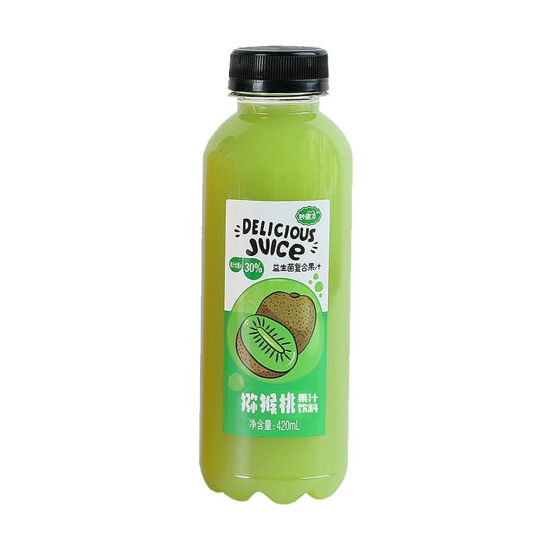 妙趣友--益生菌果汁饮料--猕猴桃味420ML*6瓶