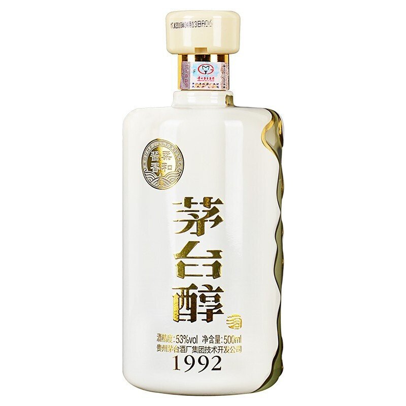 【酒厂直供】茅台醇53度500mL柔和酱香型白酒 茅台醇 1992 单瓶装