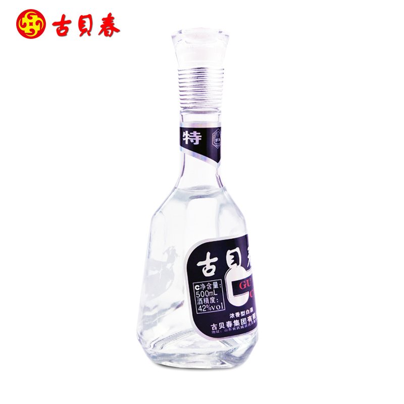 古贝春酒 银标三角 浓香型 42度500ml*8瓶 整箱购买