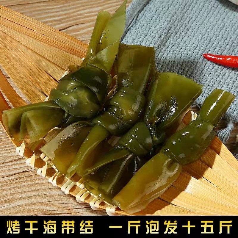 俏果缘海带结100g干海带昆布海带霞浦特产海带干货火锅食材排骨汤肉厚海带汤