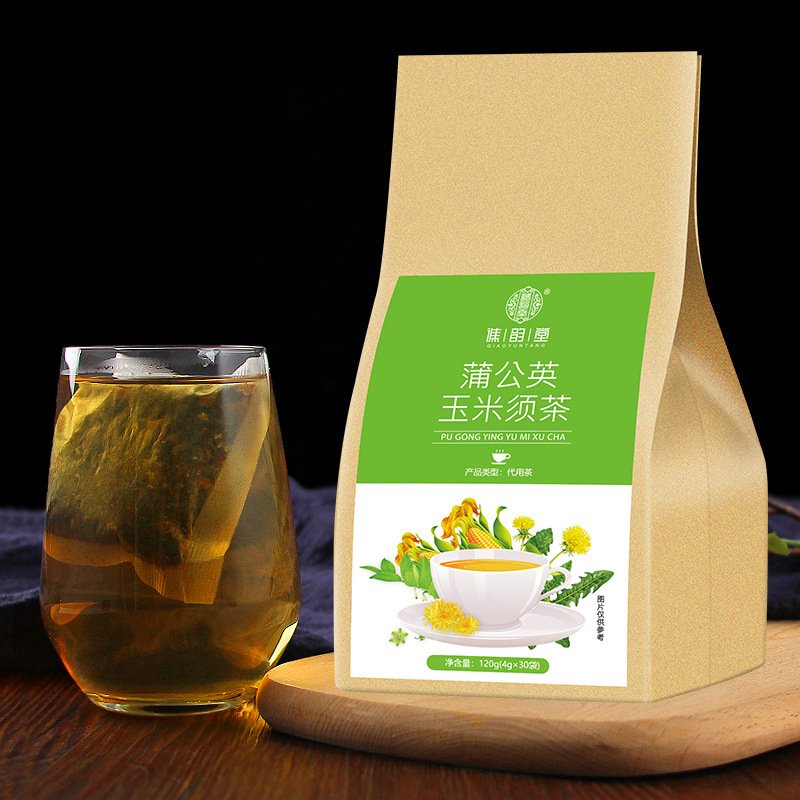 谯韵堂蒲公英玉米须茶120g蒲公英降糖玉竹玉米须茶30小包三降茶