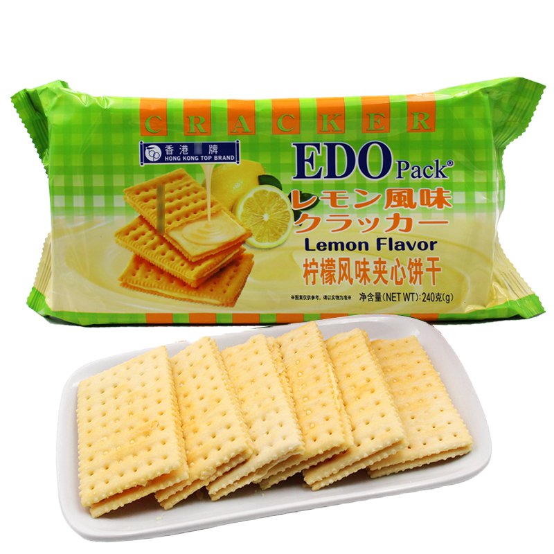 EDOpack柠檬风味夹心饼240g