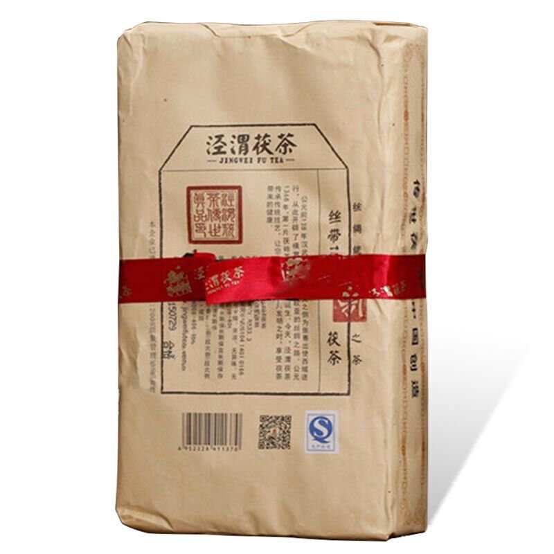 黑茶 茯茶 陕西茯砖茶 泾渭茯茶 【五礼系列】 850g 丝带1368茯茶