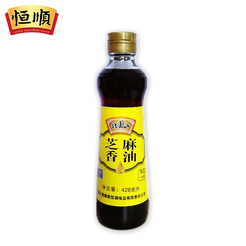 恒顺北固山芝麻香油428ml 浓香健康