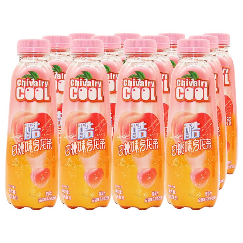 可口可乐 雪菲力酷白桃味乌龙茶500ml*12瓶/箱