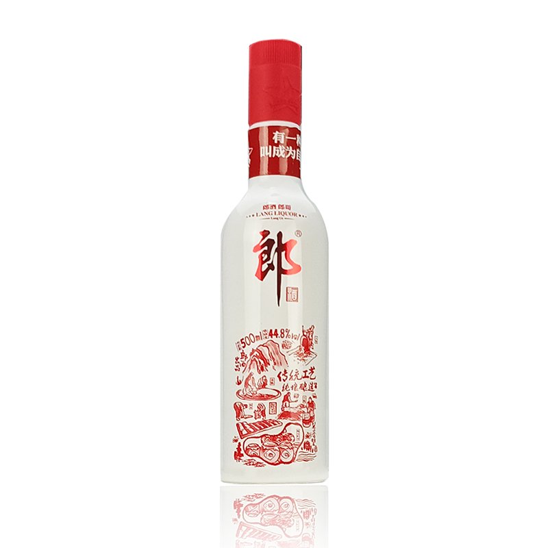 2016年44.8度郎酒红款郎哥粮食酒酱香型白酒500ml