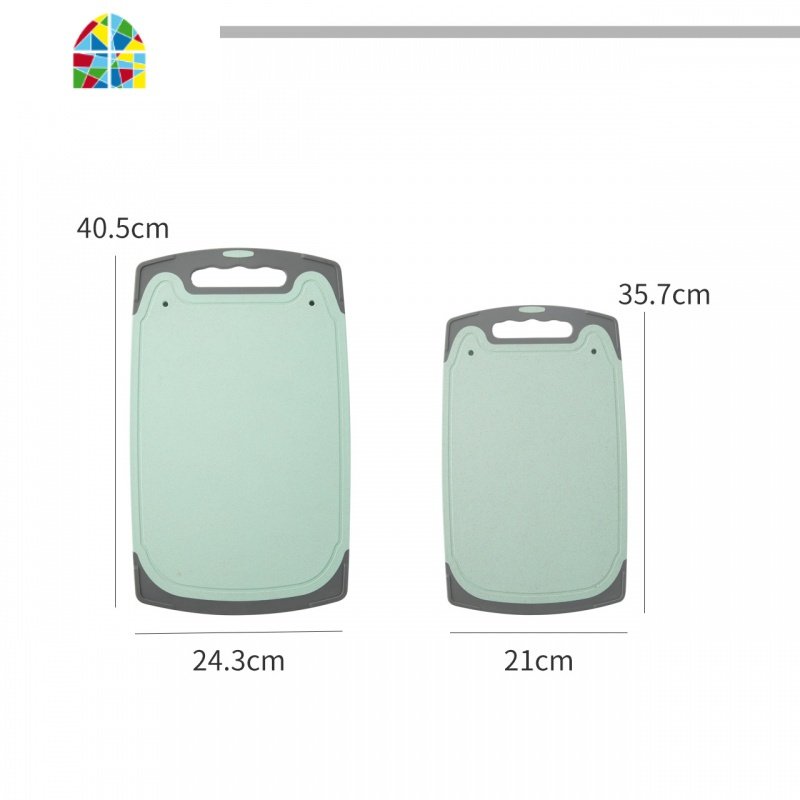 小麦纤维切菜板家用砧板 厨房大号切水果案板刀板菜板粘板 FENGHOU 北欧蓝大号