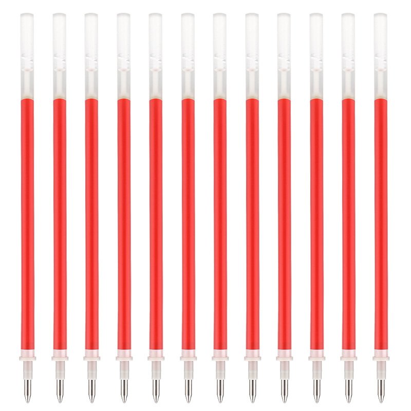 宝克笔芯中性笔0.7日常书写笔替芯通用学生考试水笔笔芯文具 0.7mm红色（20支/盒）PS2080