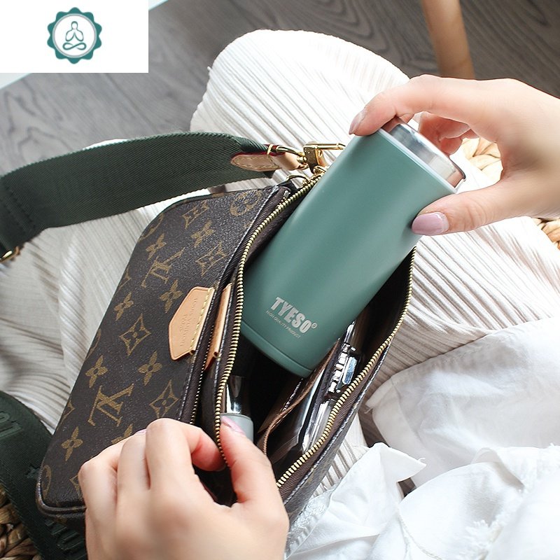 迷你保温杯女士便携小巧水杯简约日系学生随身小容量ins杯子200ml 封