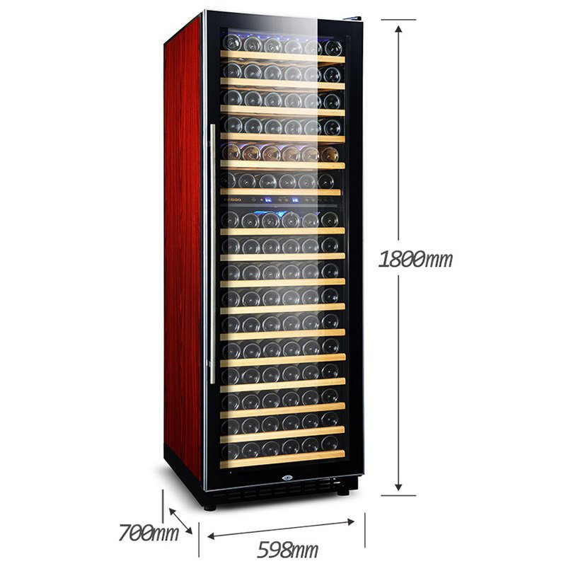 尊堡(zunbao)BJ-508D 高端风冷 压缩机恒温双温红酒柜 智能恒温 触摸控制