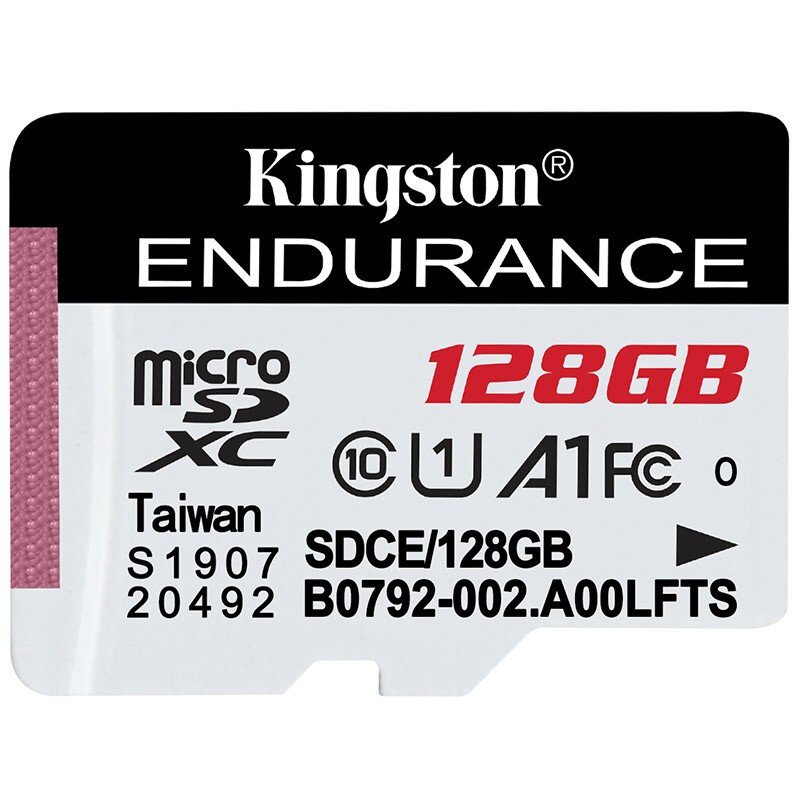 金士顿（Kingston）128GB 读速95MB/s U1 A1 TF 内存卡 行车记录仪&家庭监控摄像专用存储卡