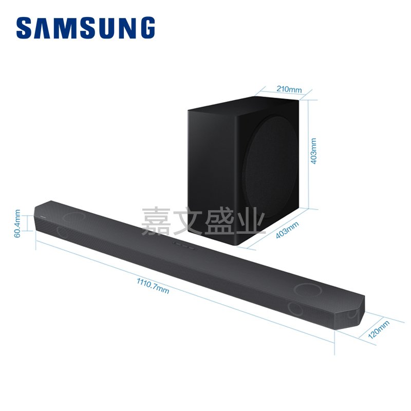 Samsung/三星 HW-Q800B/SWA-9500S 杜比全景声7.1.4无线环绕蓝牙回音壁家庭电视音响