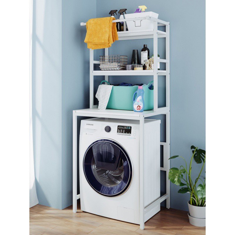 滚筒洗衣机架落地浴室阳台收纳厕所上方创意空间多层卫生间置物架