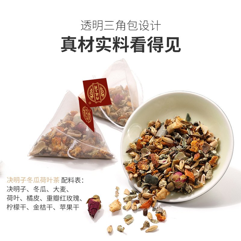 决明子冬瓜荷叶茶