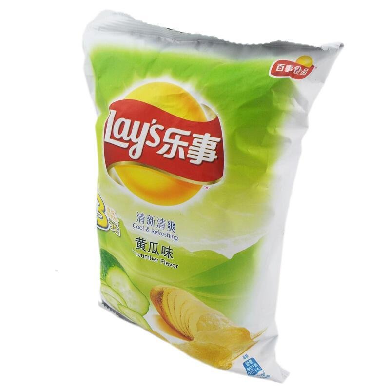 乐事薯片 40g 袋装 八种口味可选 膨化零食品 办公室零嘴 (黄瓜味)