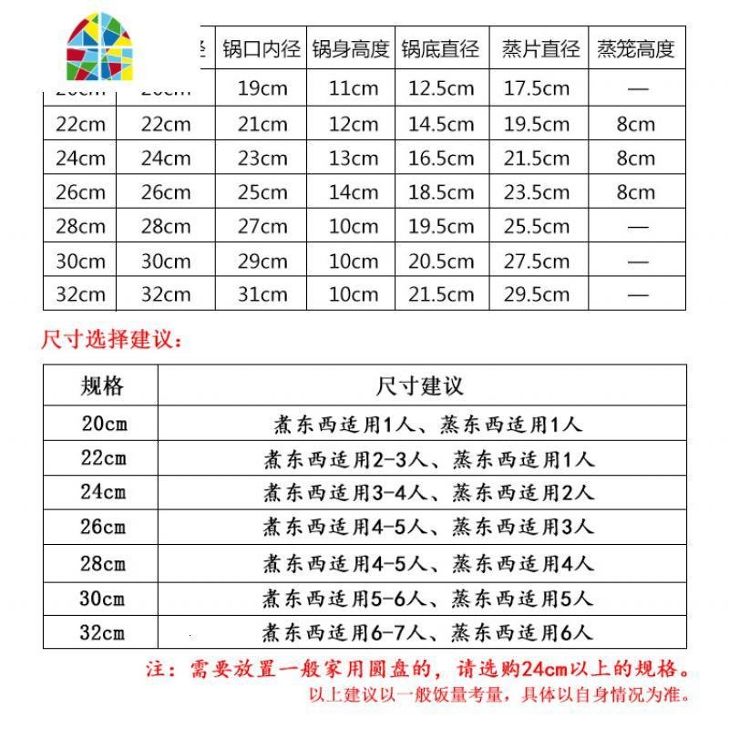 不锈钢汤锅小蒸锅锅家用煮汤火锅焖炖蒸煮煲煮面粥燃气电磁炉煮锅 FENGHOU 20cm（单人小锅）_642