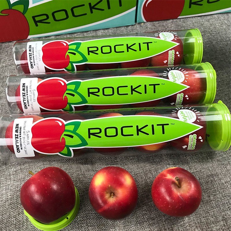 【天府生鲜】新西兰进口 乐淇 rockit 火箭苹果 樱桃小苹果 5个/筒