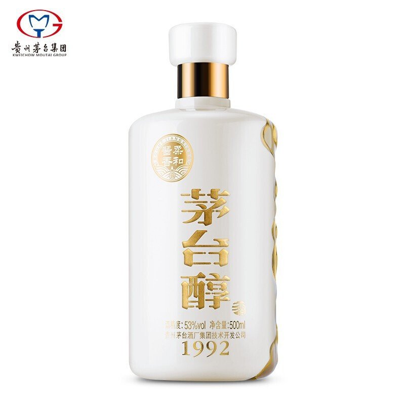 贵州茅台集团茅台醇1992柔和酱香型白酒53度整箱装500ml*6瓶