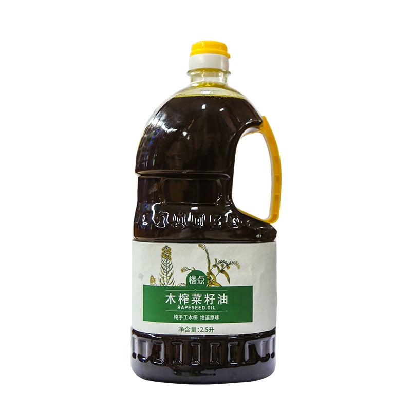 【中华特色】池州馆 天方慢点 皖南菜籽油2.5L/桶 原香木榨食用油油菜籽油 华东