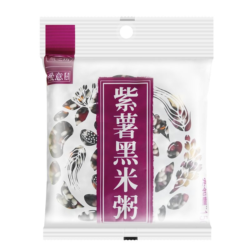 燕之坊 紫薯黑米粥原料 营养五谷杂粮粥营养粥组合 150g*10