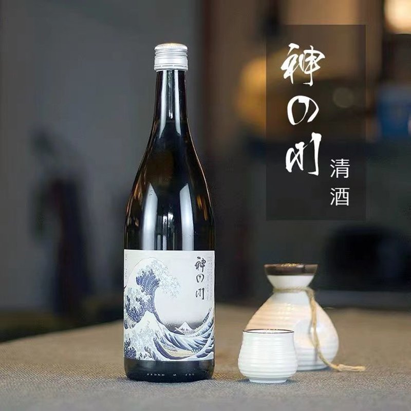 神の川日式清酒糯米低度微醺发酵酒12度750ml