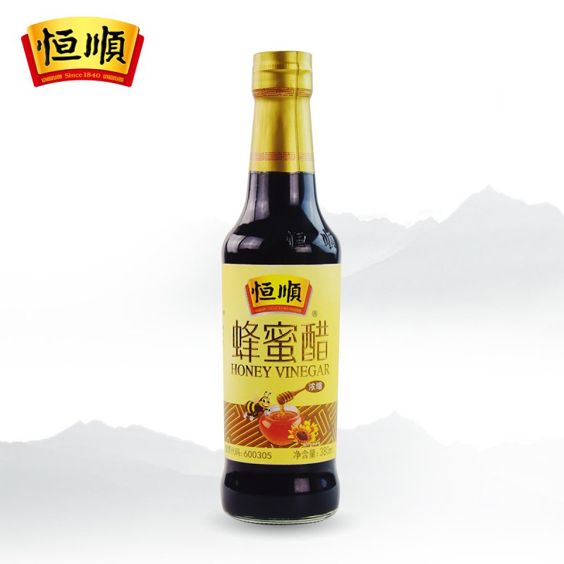 恒顺蜂蜜醋380ML*2瓶 酿造食醋镇江特产蜂蜜醋 饮用醋