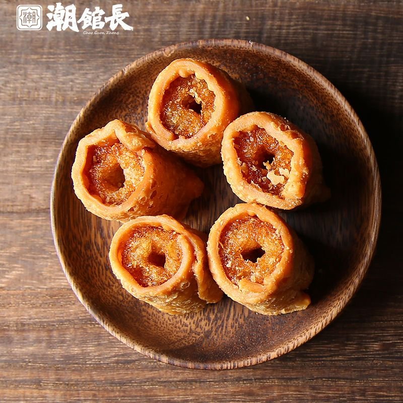 【香脆春卷 】潮汕小时候零食 甜圆圈 黄金春卷 休闲食品 春卷200g40LOSW