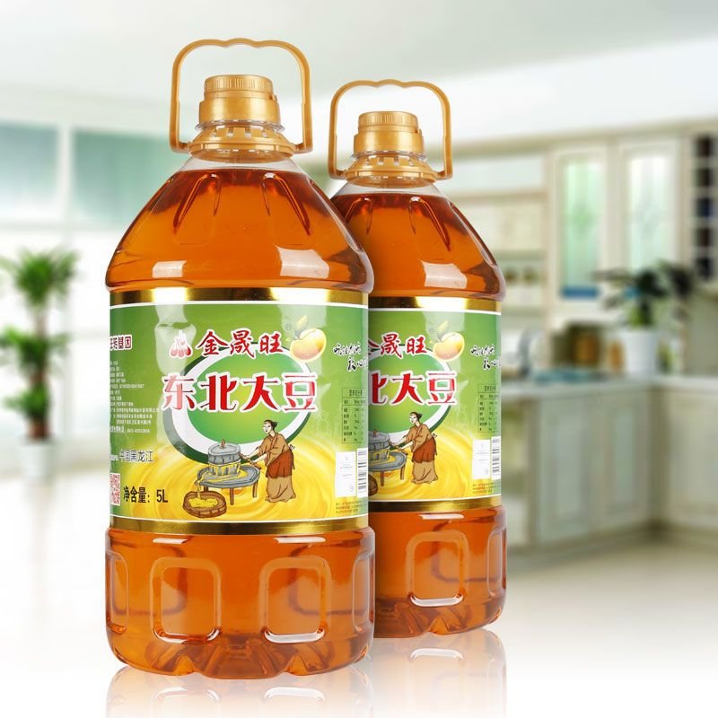 大豆油5升(5L)东北大豆食用油放心好油【3月17日发完】 葵花油LF5N34