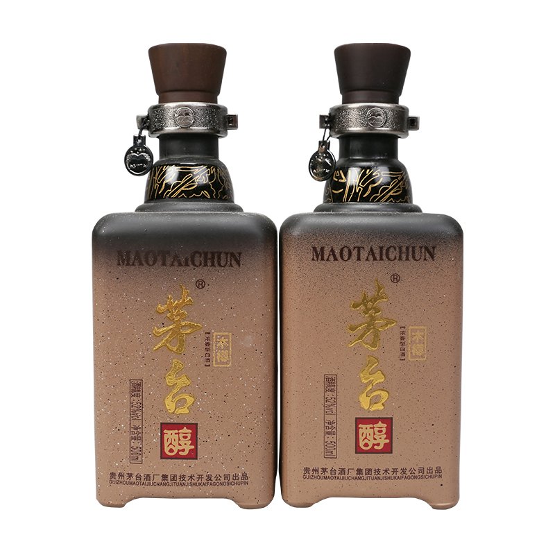 茅台醇《木樽》2008年52度500ml*2浓香型白酒 （年份随机发货）