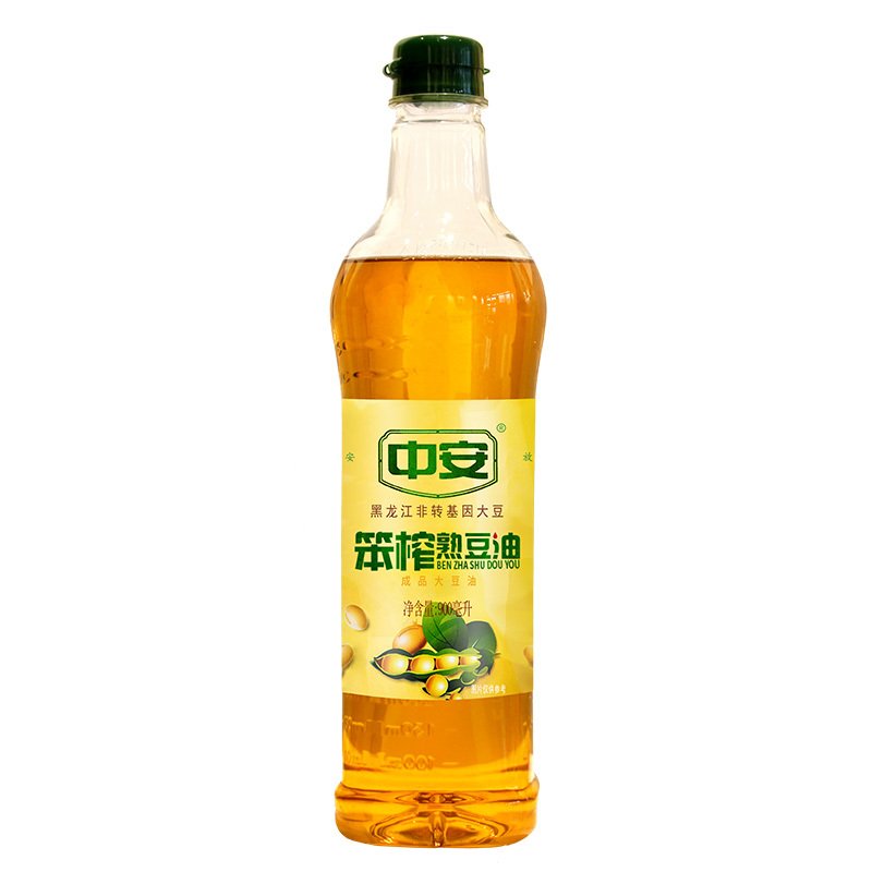 中安 笨榨大豆油 900ml*3瓶组合