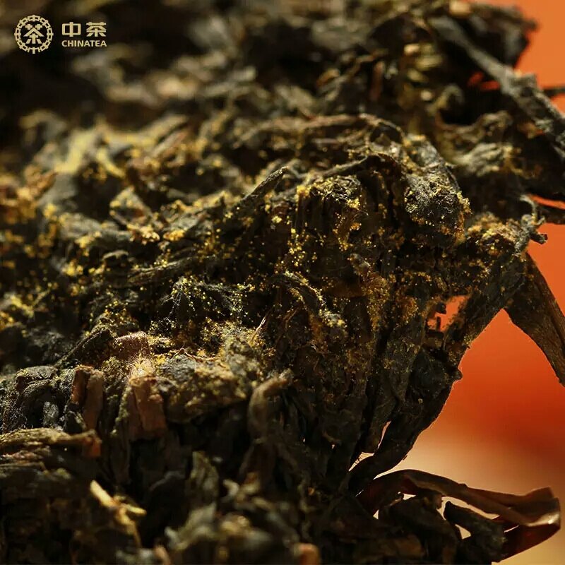 中茶湖南安化黑茶2017年鸡茗送福鸡年生肖手筑茯砖茶1kg