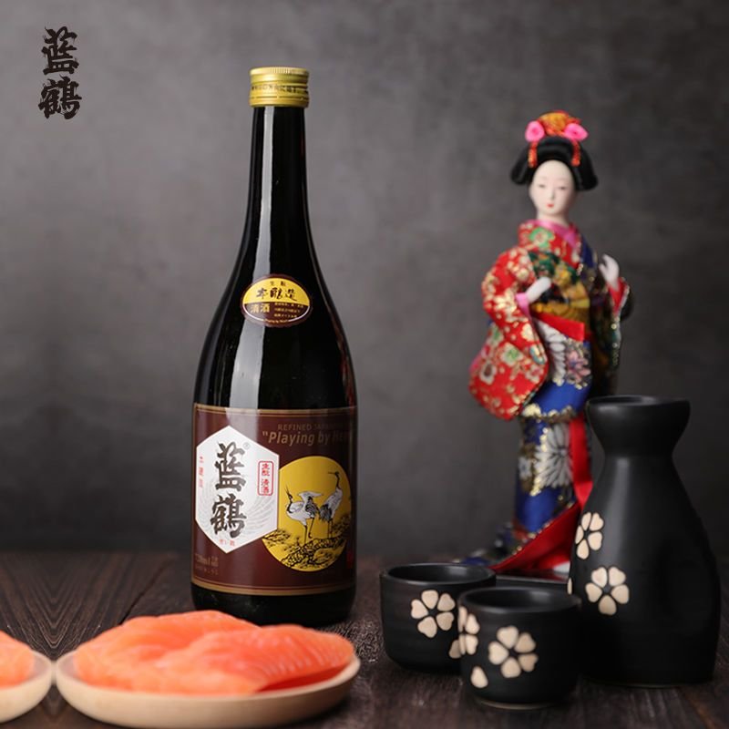 日久酒业出品蓝鹤本酿造日式清酒低度微醺米酿酒720ml