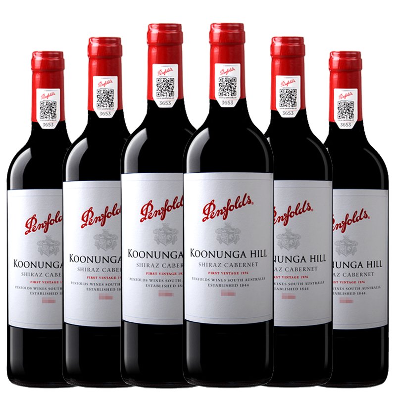 奔富 Penfolds 红葡萄酒 澳大利亚进口葡萄酒 奔富寇兰山/蔻兰山 750ml*6瓶 整箱