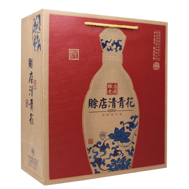 赊店 清青花 52度 浓香型白酒 500ml 6瓶整箱装